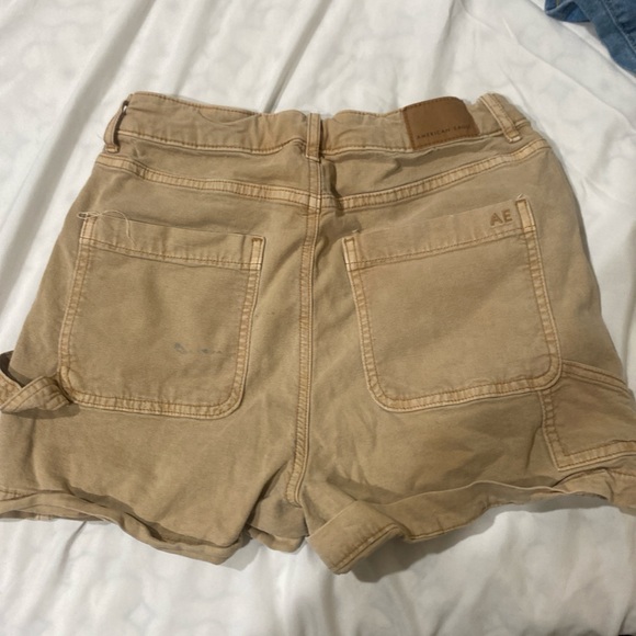 American Eagle Outfitters High Waist Tan Shorts - Picture 2 of 3